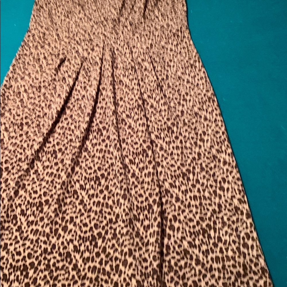 Sleeveless leopard print sweater by Talbots